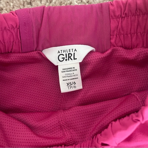 Athleta Girl Skirt/ Skort Bundle (3) Blue, Pink, Black XS/Small 6/7 - Picture 9 of 12